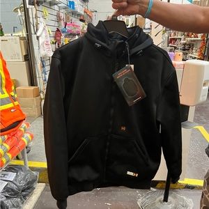 Holmes Workwear Heated Hoodie Black